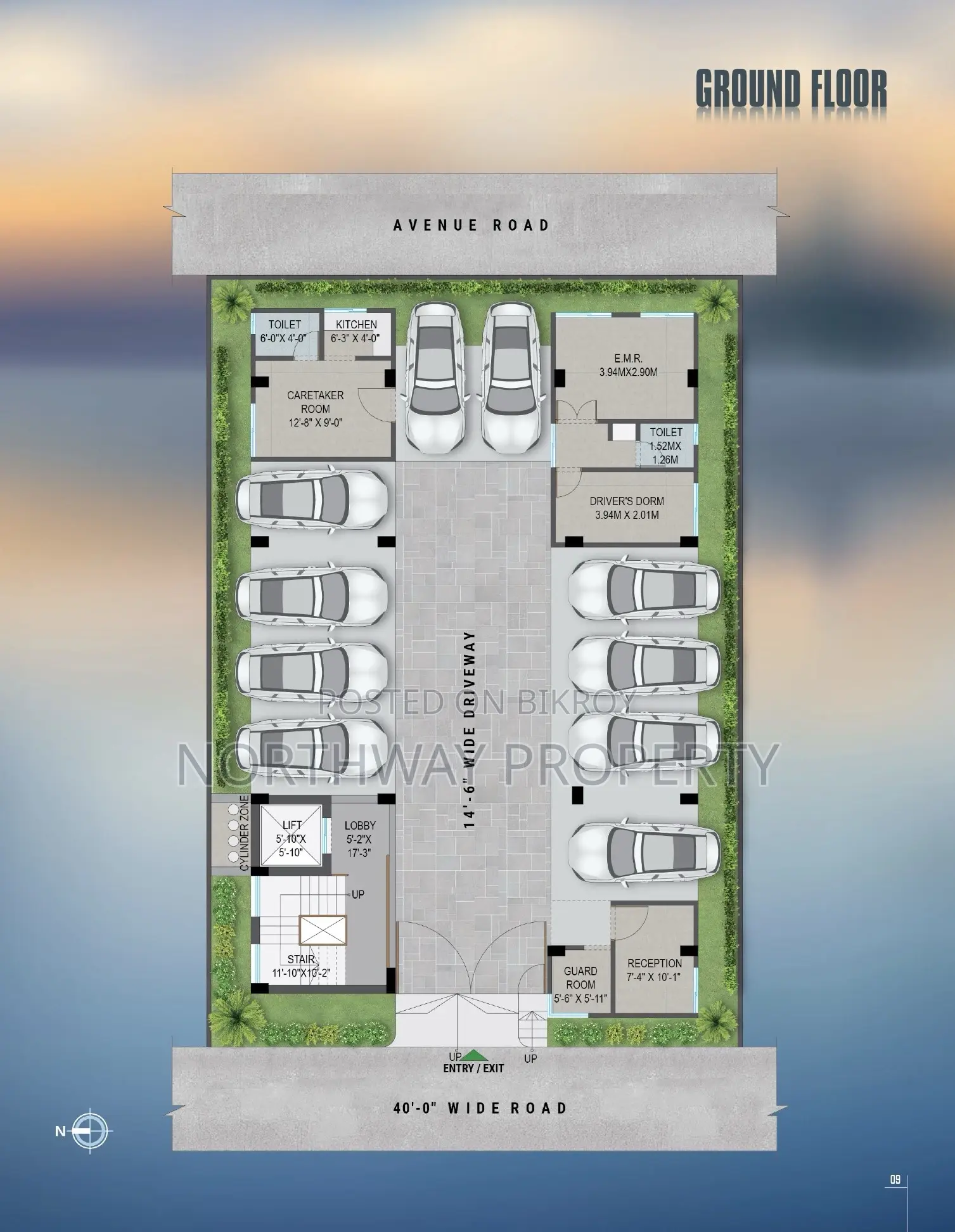 East Facing 4-Bedroom Apartment near Jolshiri in Banani