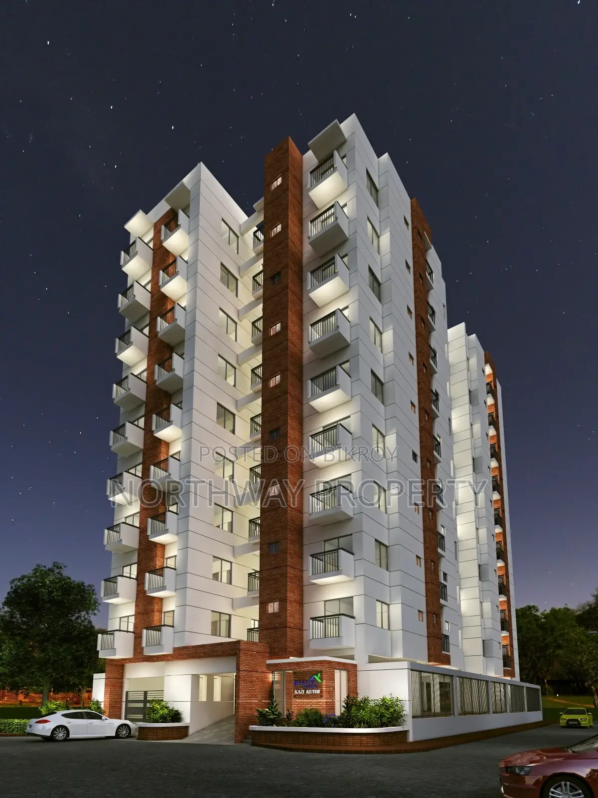 South-facing 3-bedroom ready apartment in North Badda (AMZ HOSPITAL) in Banani