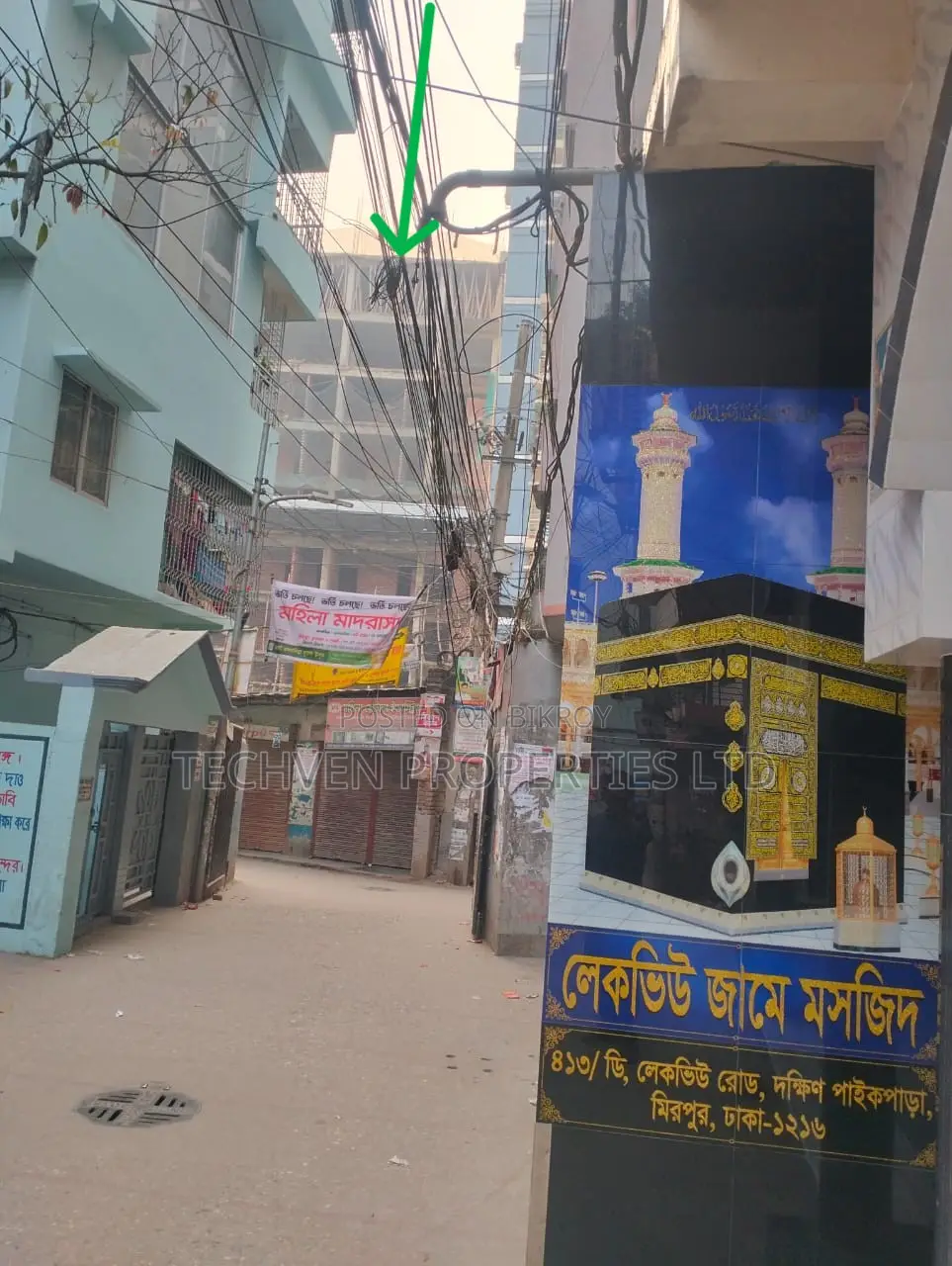1706 SFT Flat @ Agargaon SP Road, Lake View Mosque, 6700 Taka per SFT in Mirpur