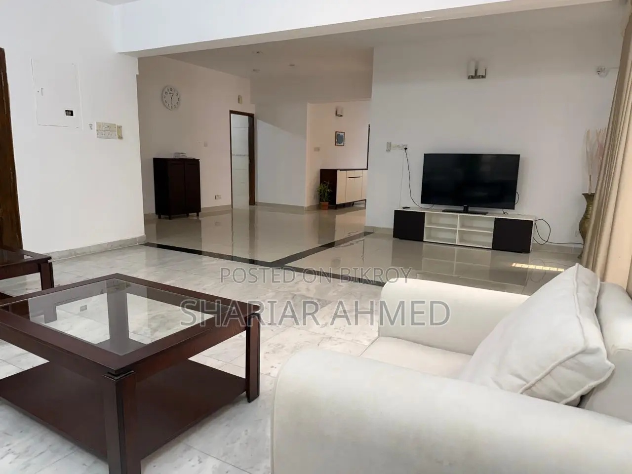 3 Bed 3200 SqFt Fully Furnished Flat Rent In Gulshan-2 in Gulshan