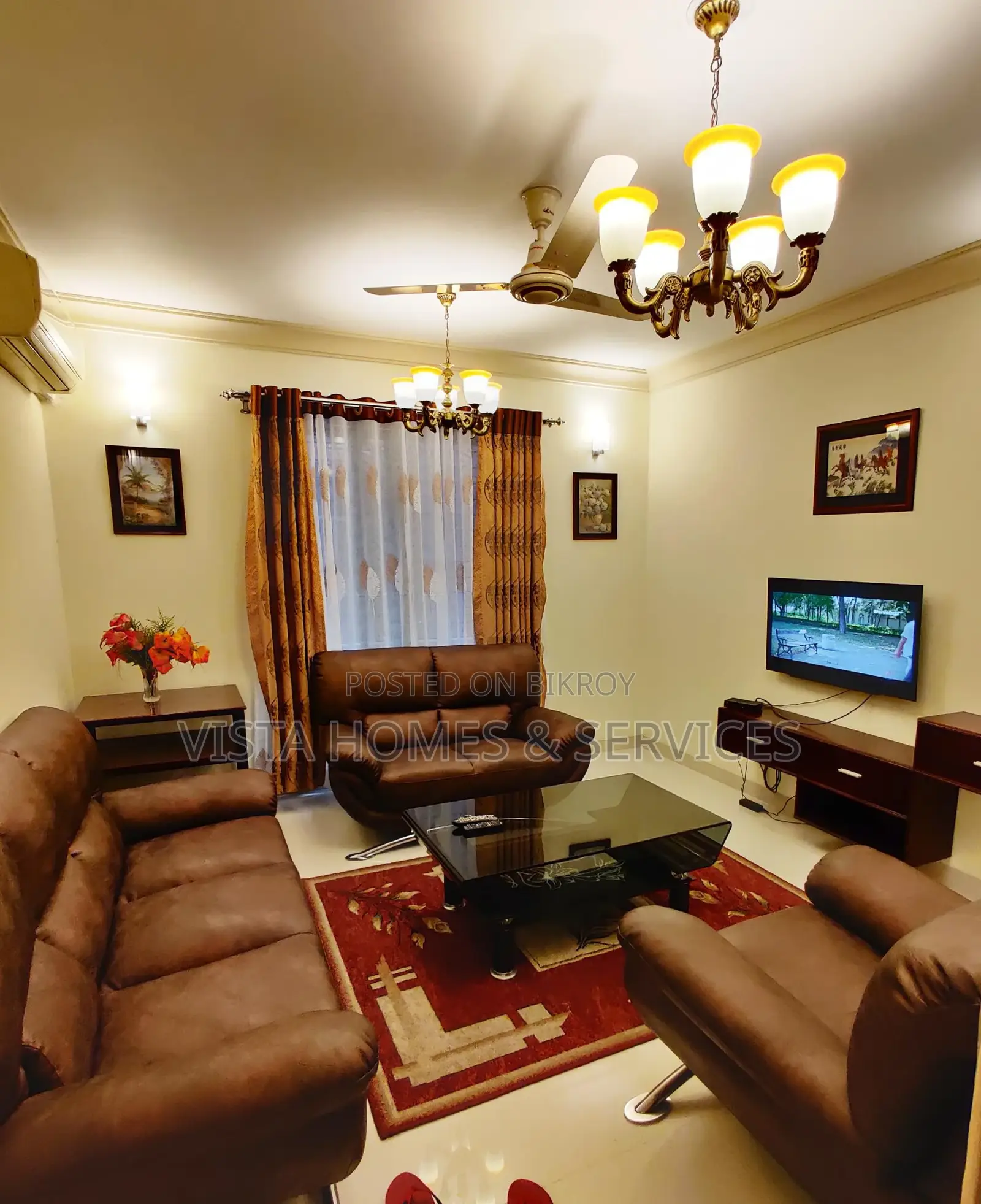Exclusive Full-Furnished Flat Rent @ Gulshan-1 in Gulshan