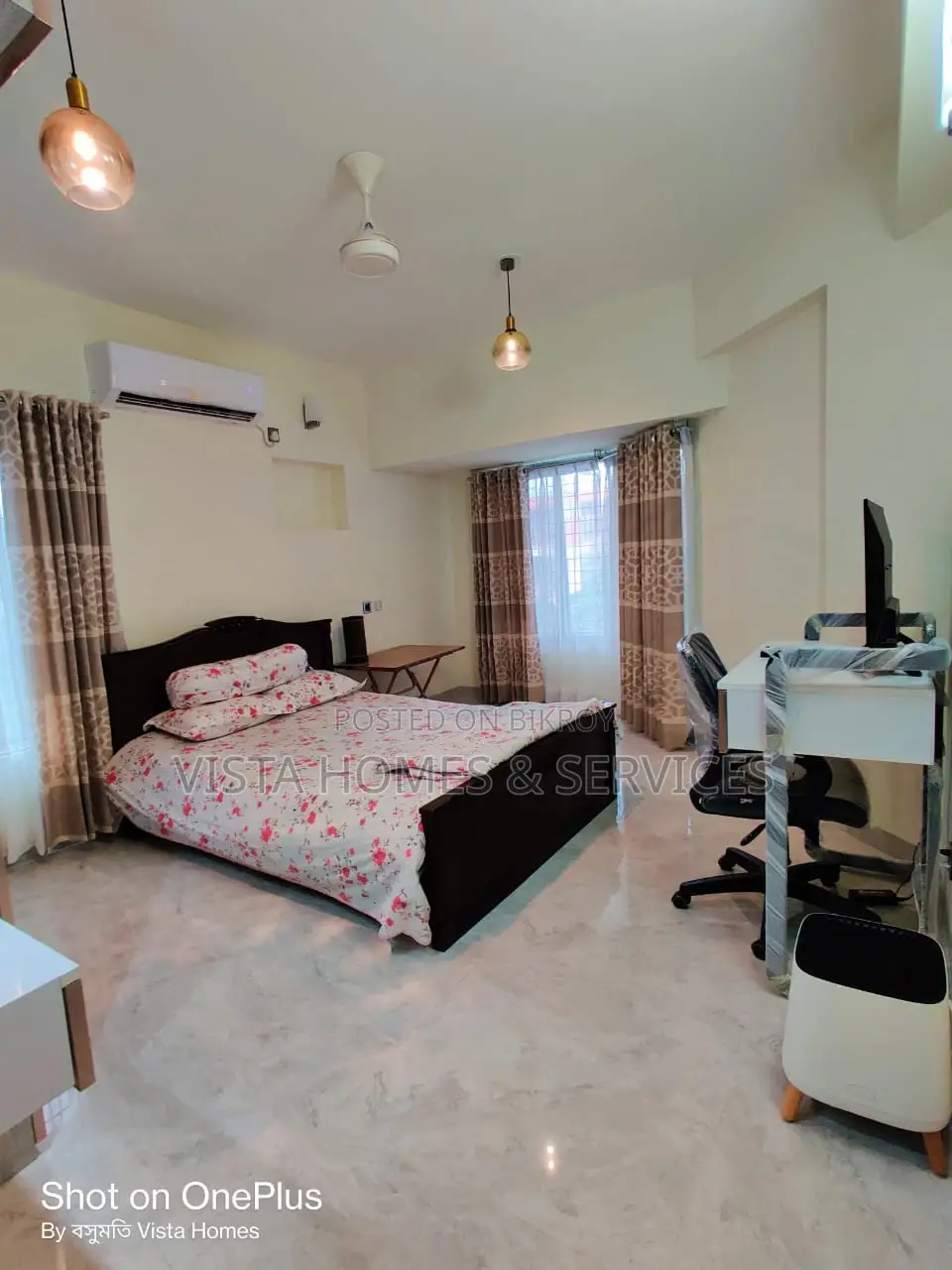 Modern Fully Furnished 3 Bedroom Apt. for Rent – Gulshan-1 Lake Area in Gulshan