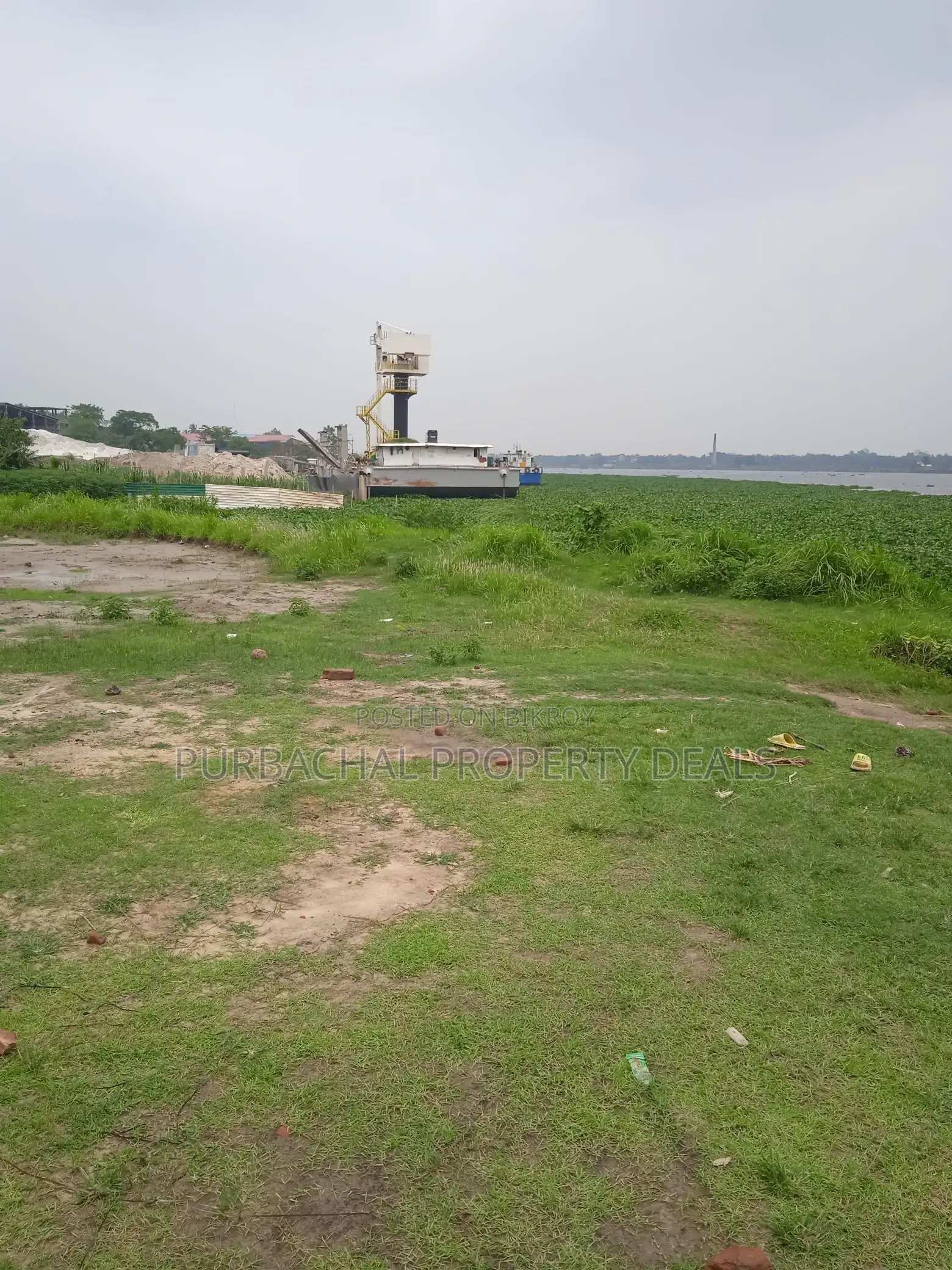 80 Bigha Premium Land on the Banks of Shitalakshya River – Safe and Profitable Investment in Purbachal