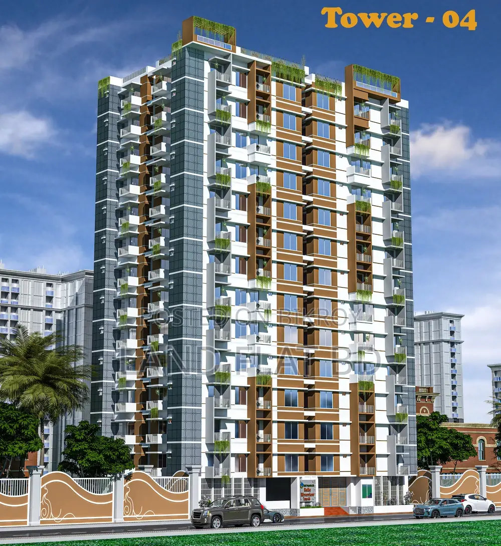 1800 SFT Flat for Sale at River View Project, Ghatarchar Laboni Point in Mohammadpur