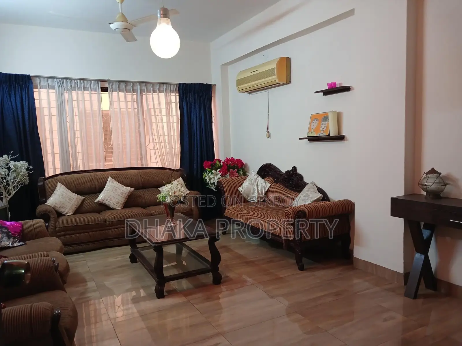 4Bed Luxury Furnish Apartment Rent At Banani Model Town Dhaka in Banani