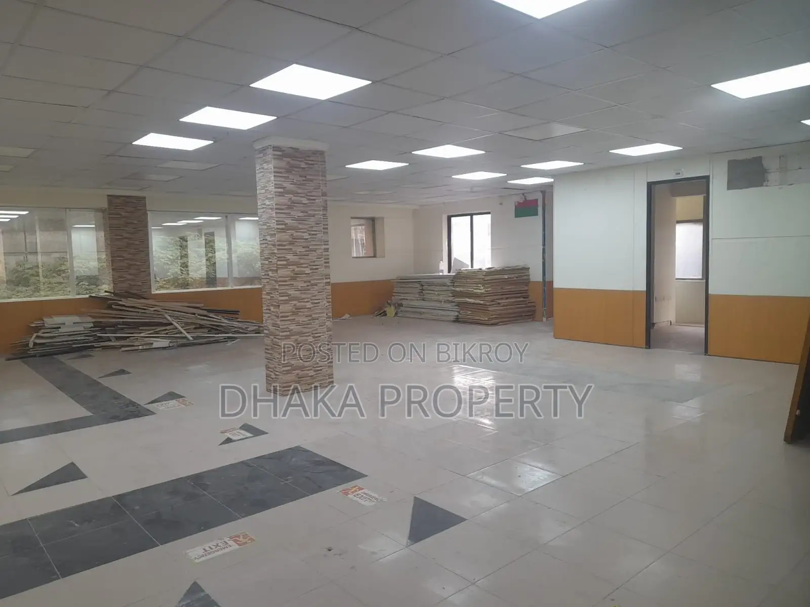 6000sqft.Office Commercial Ready Open Space Rent in Gulshan Avenue in Gulshan