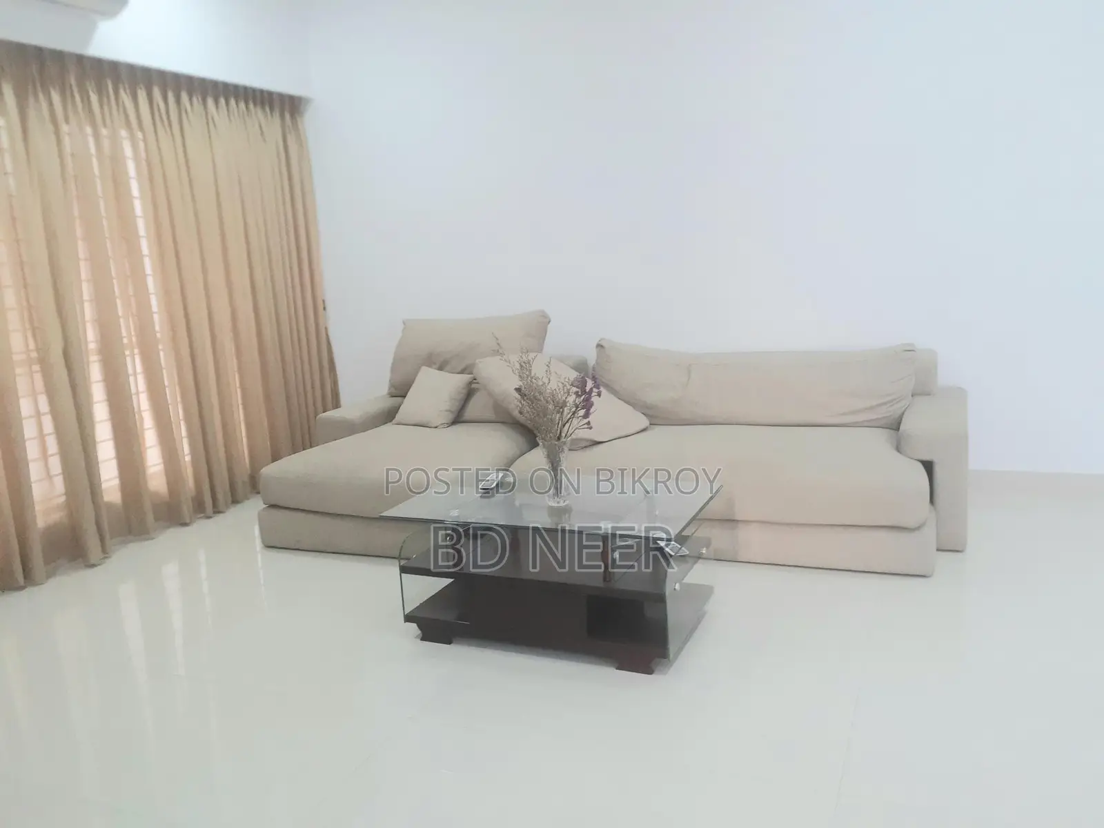 Gym Swimming Pool 3Bed Open Kitchen Furniture Flat Rent in Gulshan-2 in Gulshan