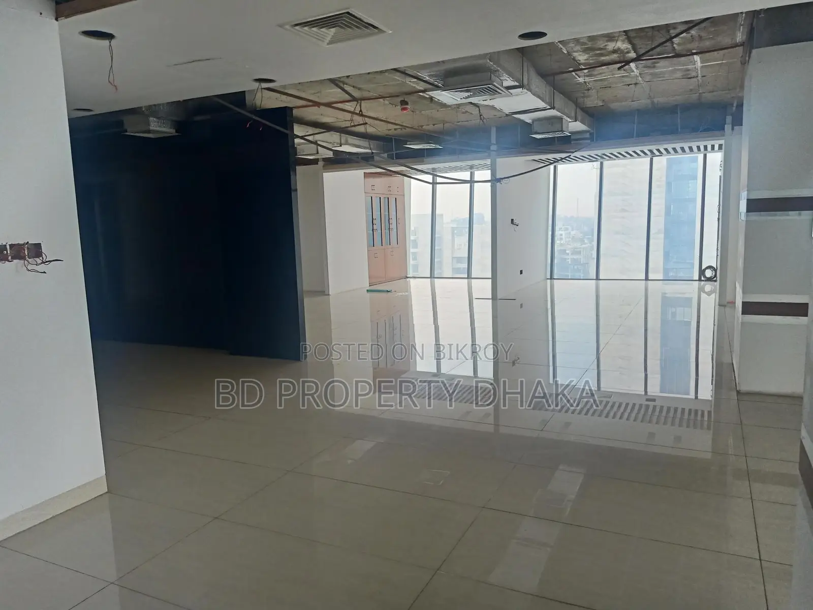 Brand New Modern Open Commercial Space Rent In Gulshan Avenue in Gulshan