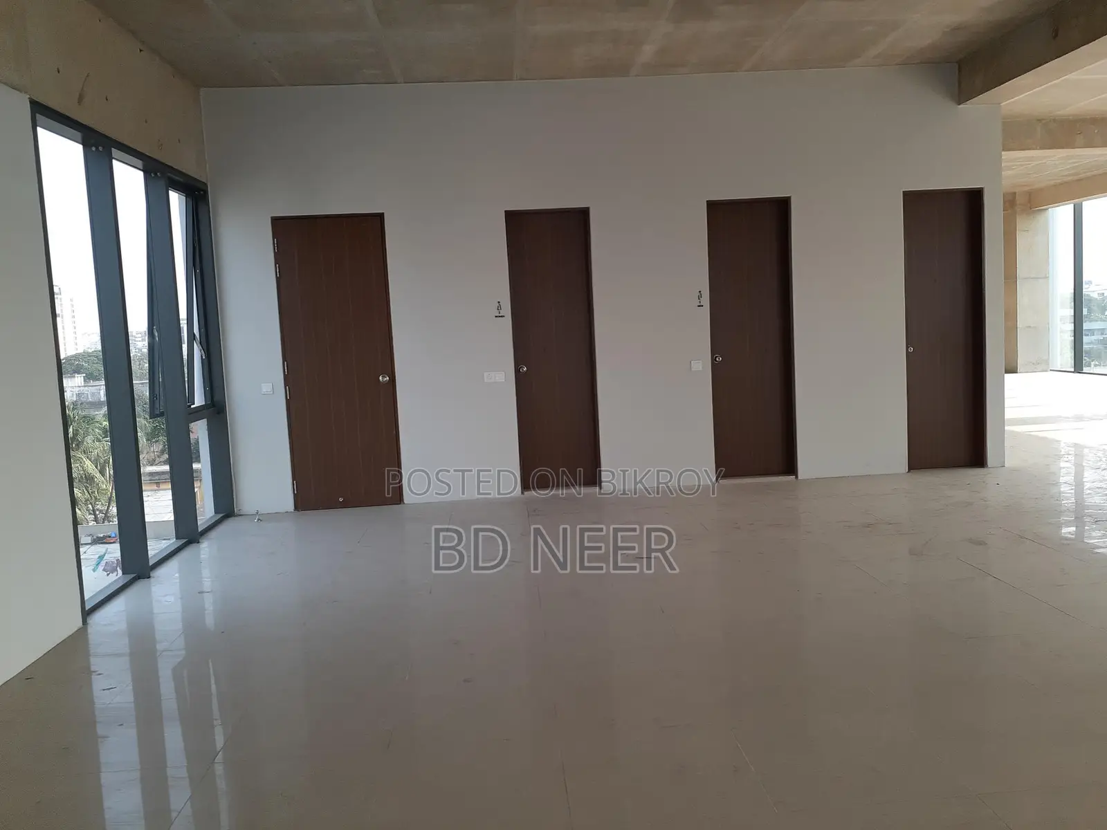 16500 Sq Ft 100% Commercial Open Floor Office Space For Rent in Gulshan in Gulshan