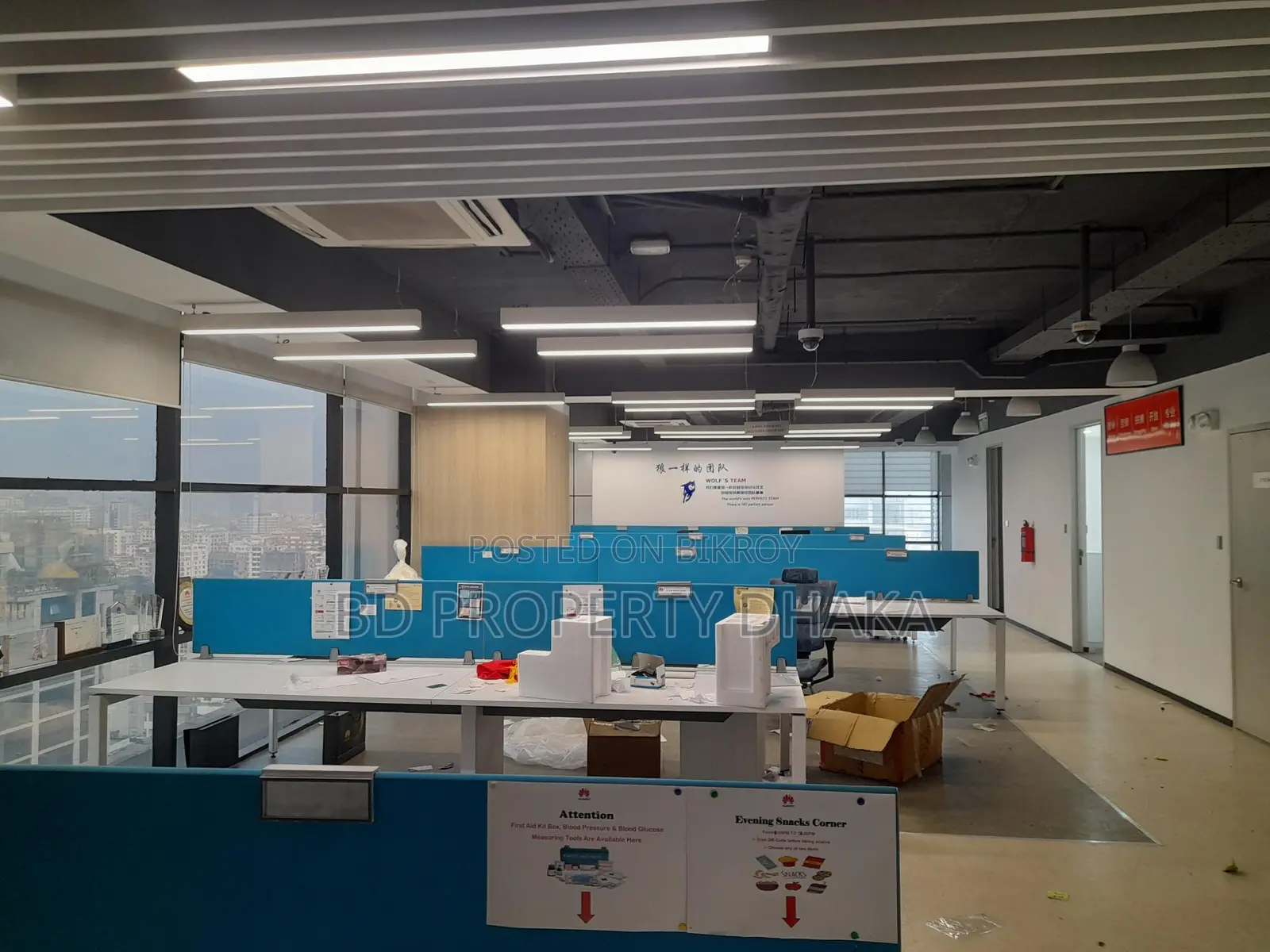 12130 Sqft Open A.C Decorated Commercial Space Rent In Gulshan Avenue in Gulshan