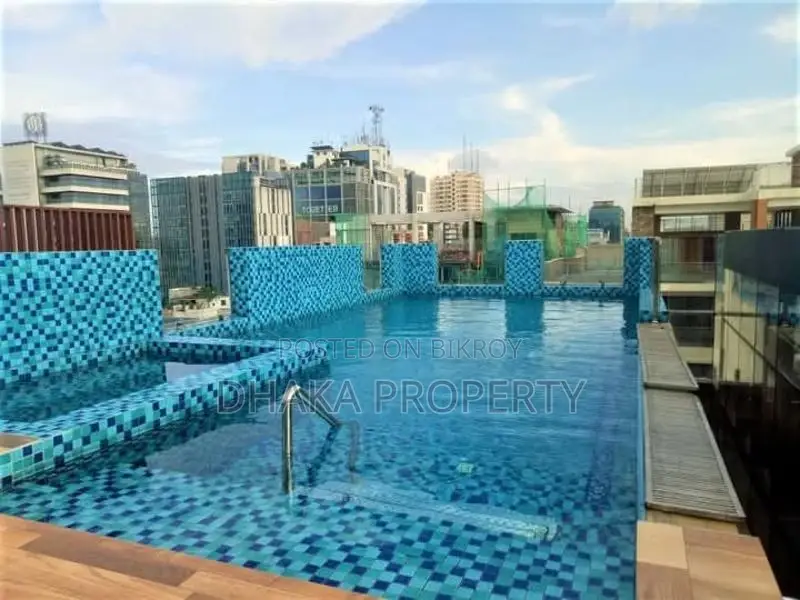 (Gym-Swimming pool) 4 Beds Semi-Furnished Flat Rent in Gulshan in Gulshan