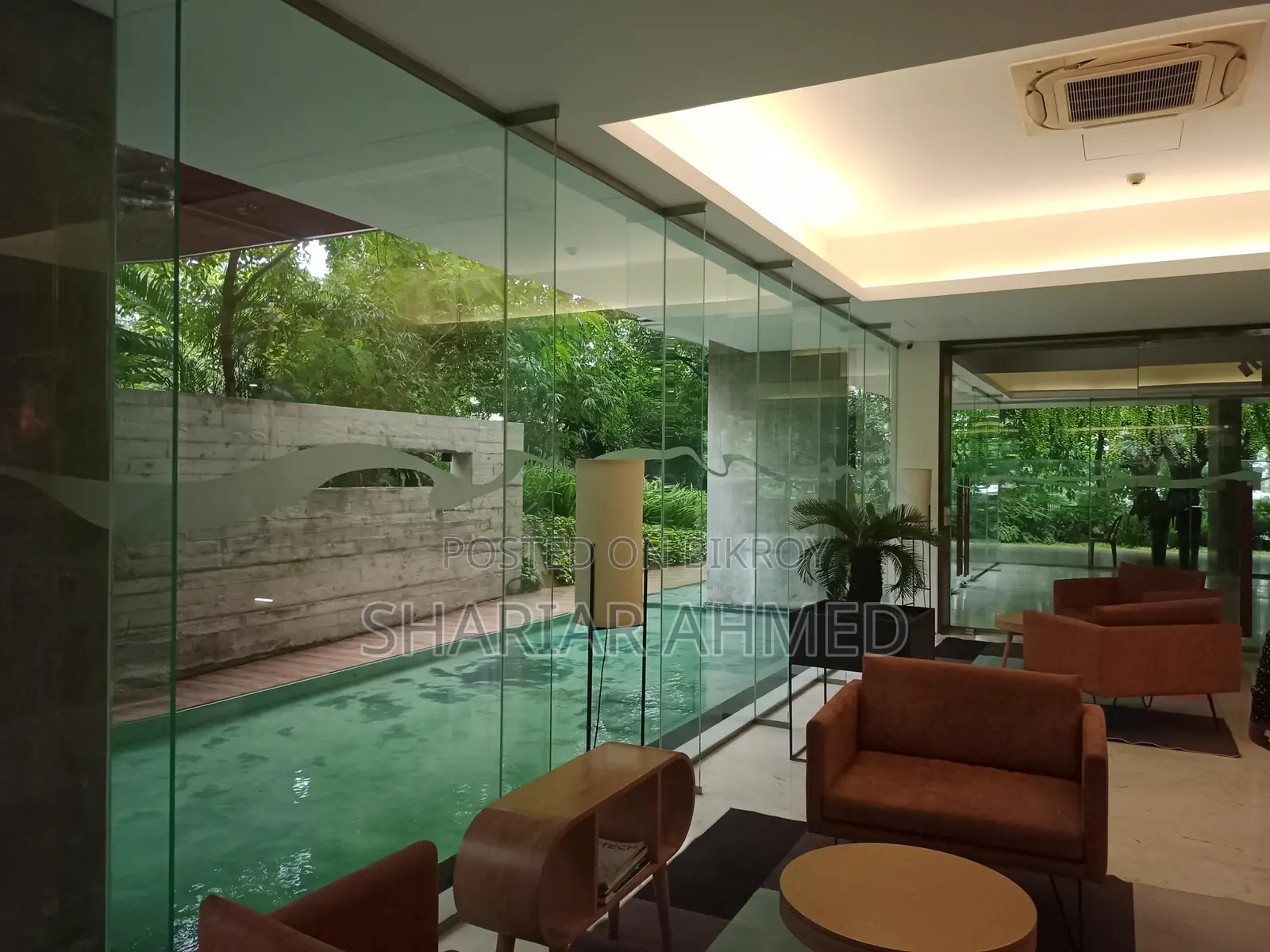 Swimming Pool-Gym 4750 SqFt Lake View Apartment Rent In Gulshan 2 in Gulshan