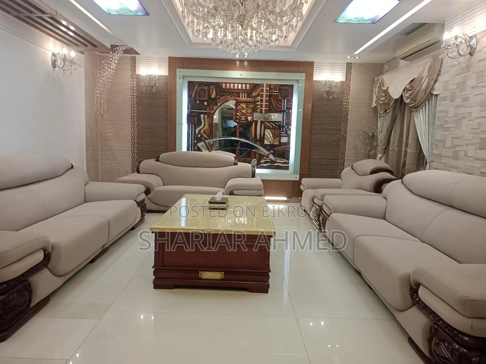 4Bed-2950 SqFt Furnished Apartment Rent In Gulshan 2 in Gulshan
