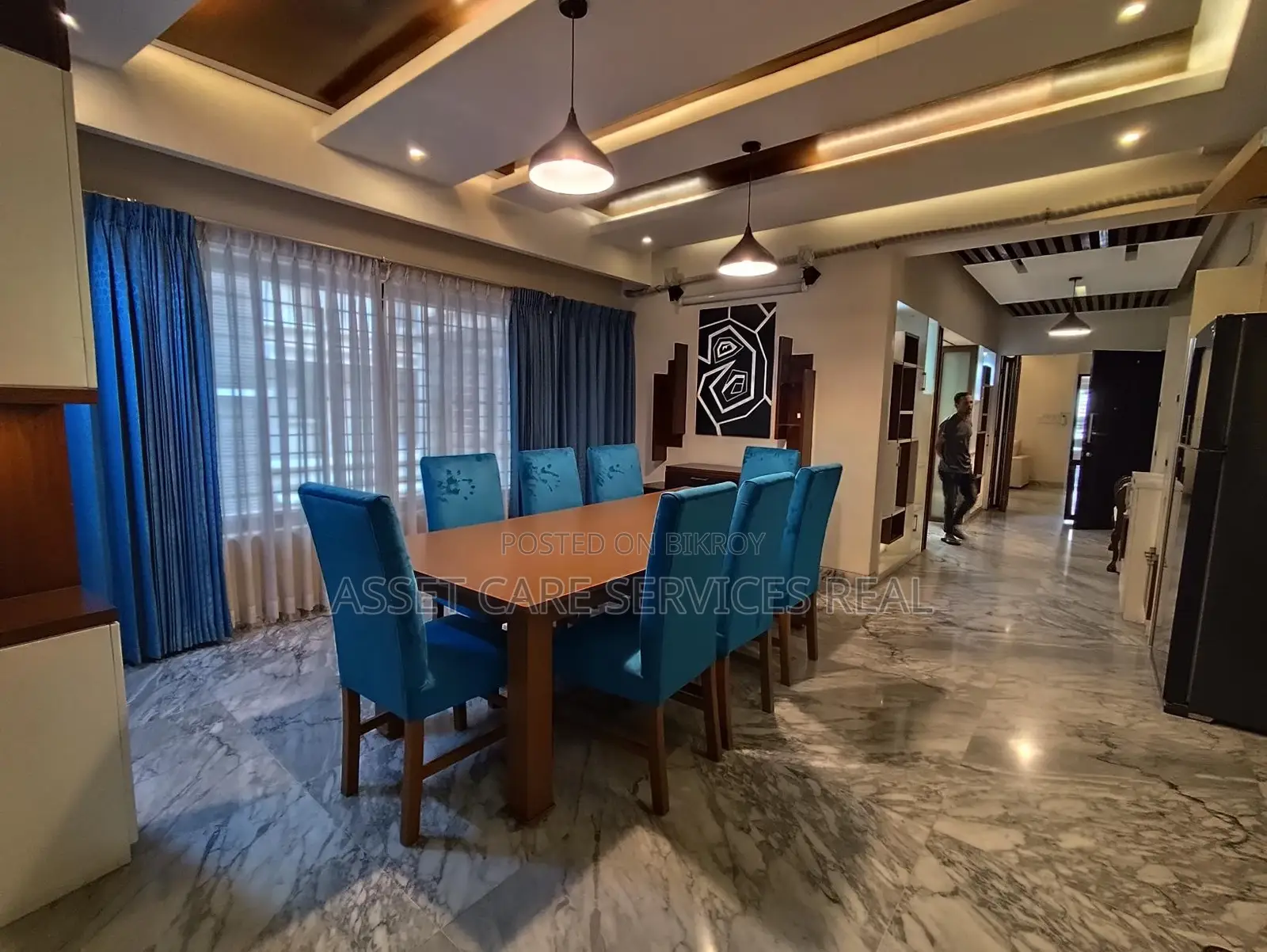 Baridhara 4Bed Furnished Gym-Pool Facilities Apartment Rent in Baridhara