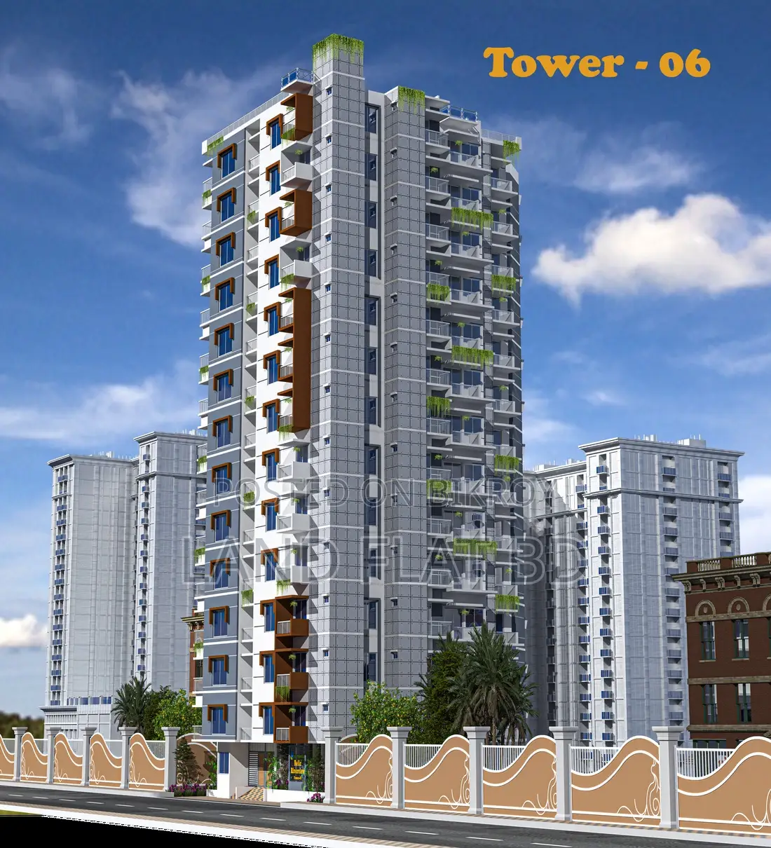 1450 SFT Flat for Sale at Ghatarchar Laboni Point in Riverview Project in Mohammadpur