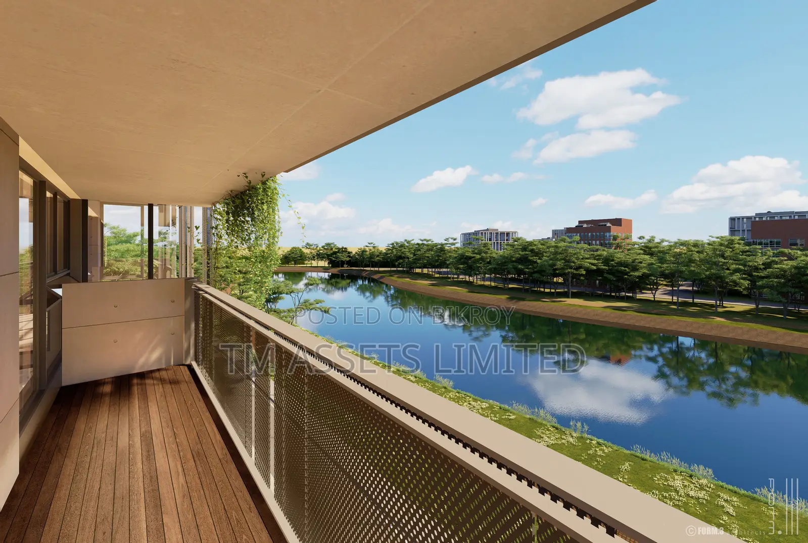 Buy a Lake View, South-Facing, 3-Side Open Flat with Park View at Jolshiri. in Gulshan