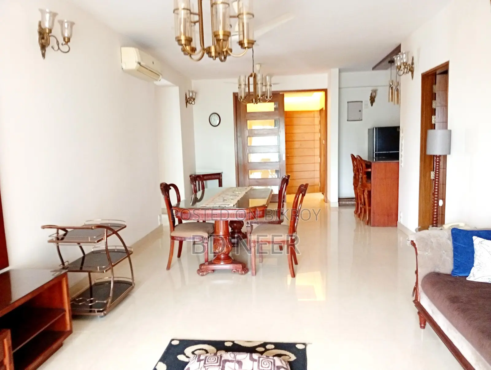 Fully Furnished 4Bed room Flat Rent in Gulshan-1 in Gulshan