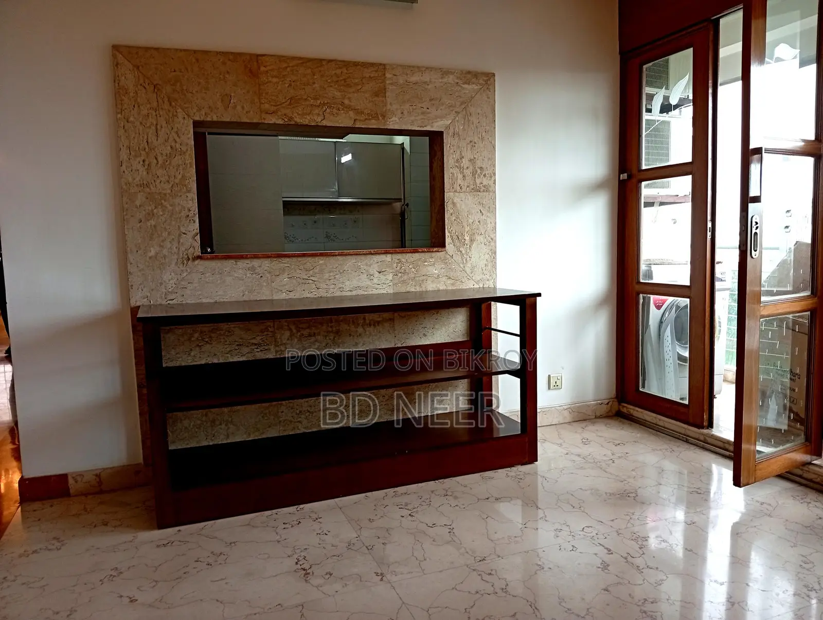 Lake View Semi Furnished 4 Bed 9th Floor Apt. For Rent in Gulshan-2 in Gulshan