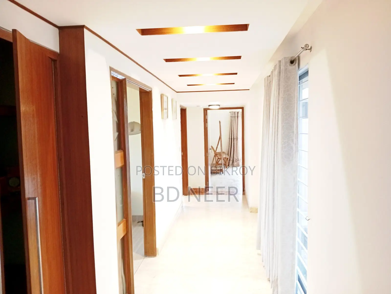 Lake View Semi Furnished 4 Bed 9th Floor Apt. For Rent in Gulshan-2 in Gulshan