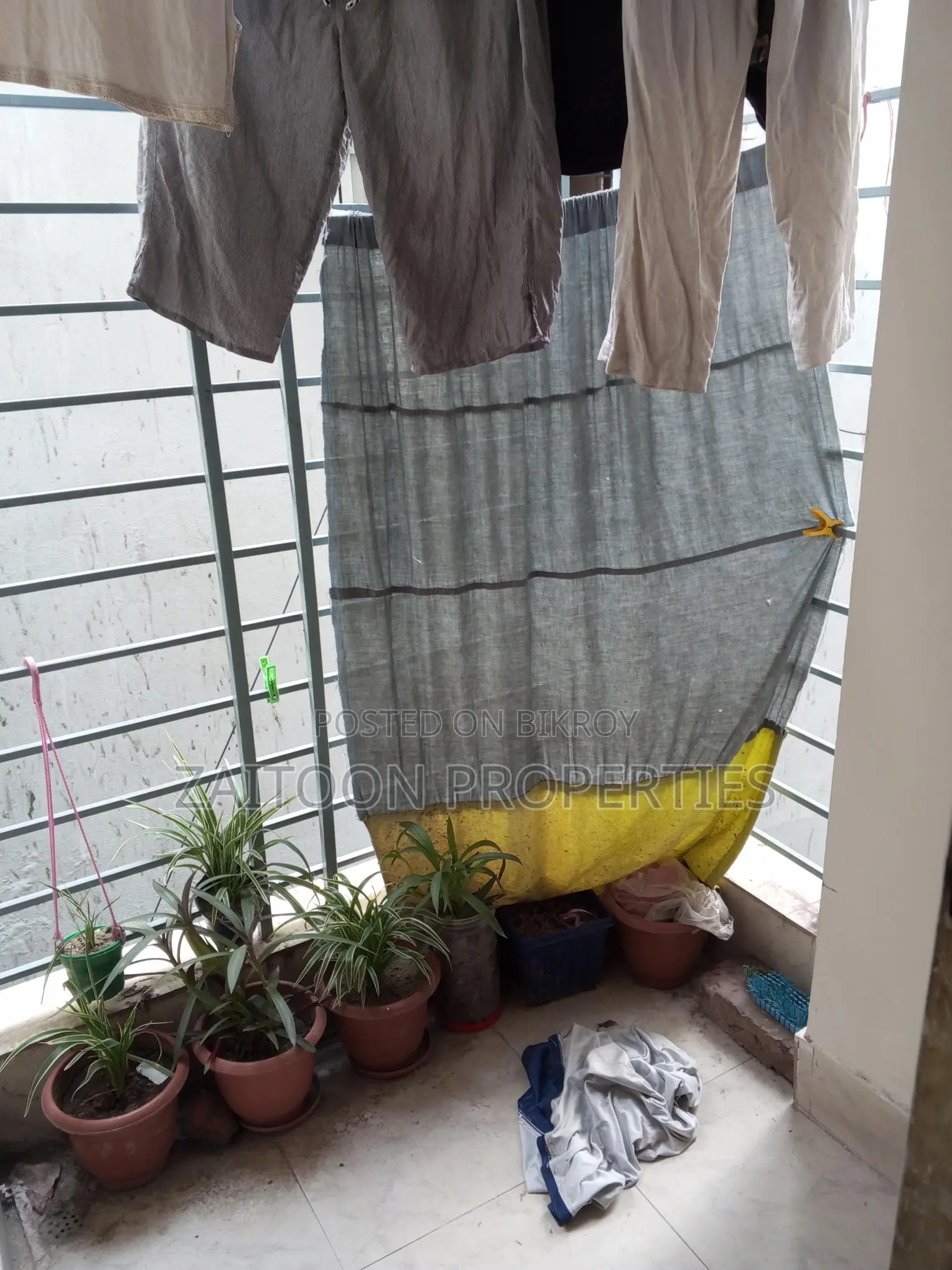 South-facing, airy 3-bedroom flat in Mohammadpur