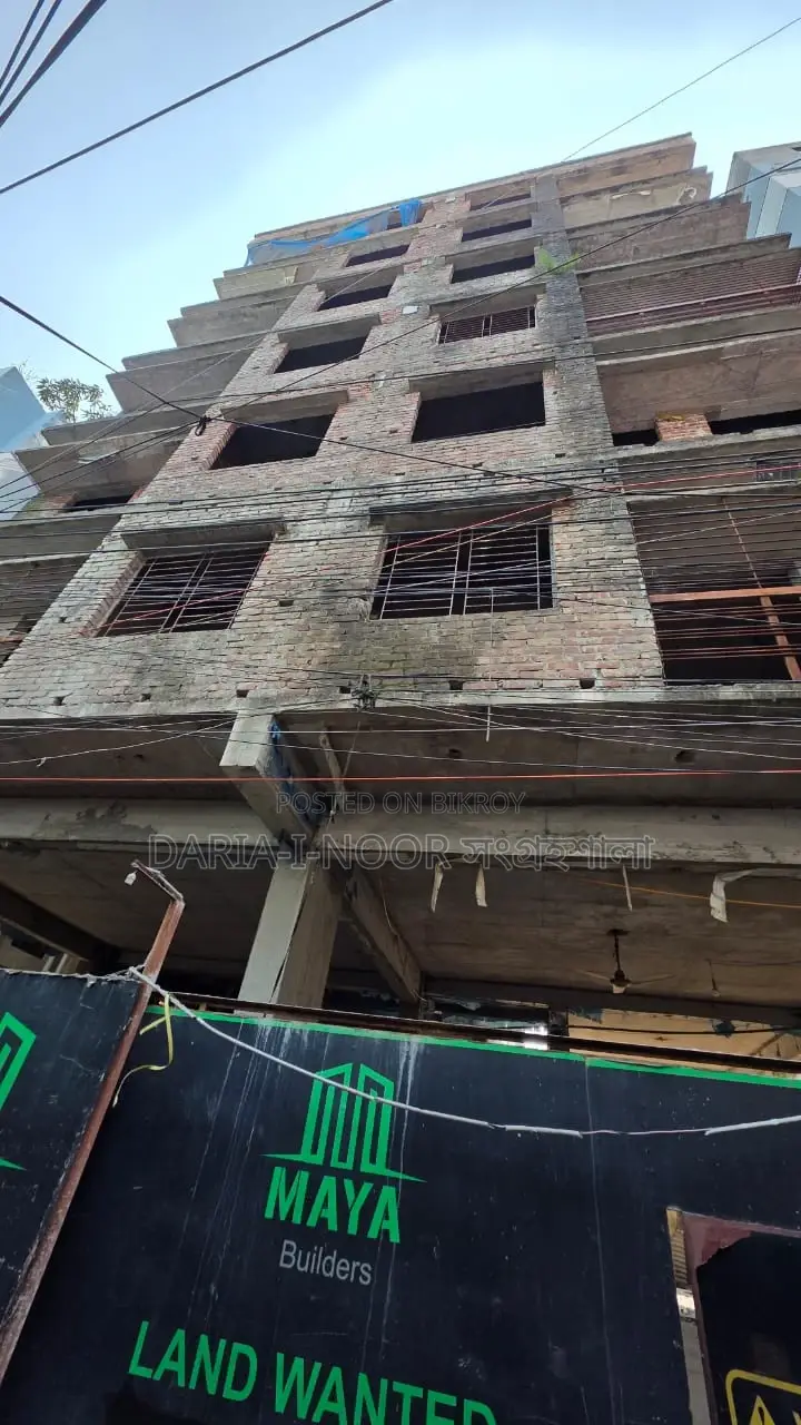 7-Story Almost Finished Building for Sale on 3 Katha Land in Dakshinkhan in Uttara
