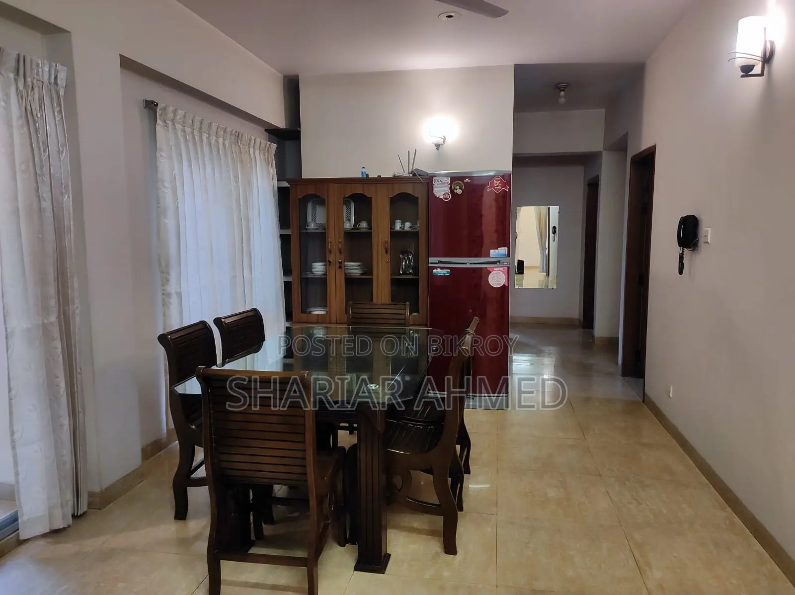 3BHK-1950 Sqft Furnished Flat Rent Gulshan in Gulshan