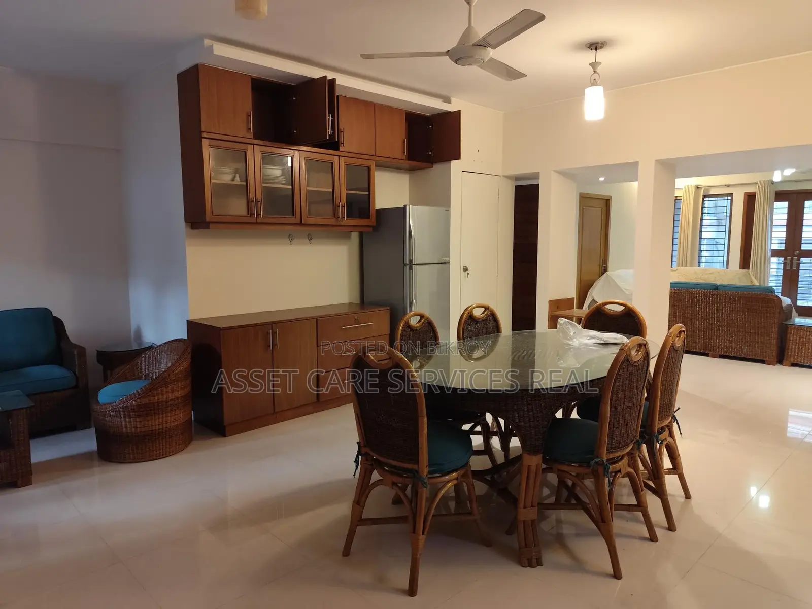 Shanta A Nice Full Furnished 3Bed Apartment Rent In North Banani in Banani