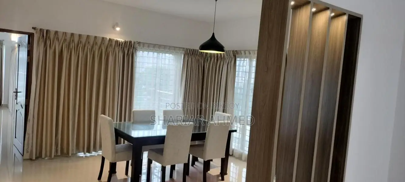 4-Bed 3200 SqFt Fully Furnished Flat for Rent in Gulshan 2 in Gulshan