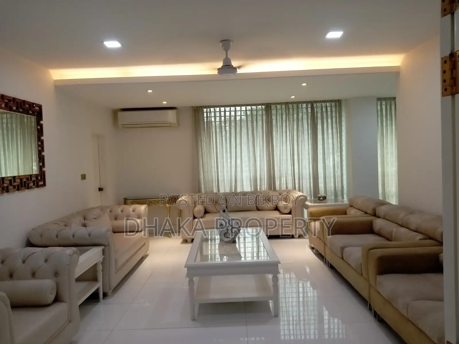 Luxurious Fully-Furnished (4100-Sqft) Apartment Rent Baridhara in Baridhara