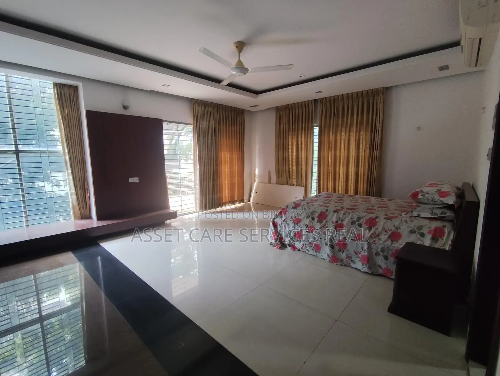 4000-Sqft Fully-Furnished 4-Bedroom Large Apartment for Rent in North Gulshan in Gulshan