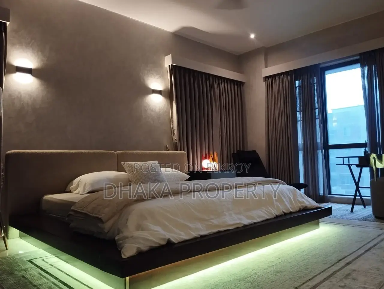 4000sqFt.Luxurious Gym Swimming Pool Apartment Rent at Baridhara DMZ. in Baridhara