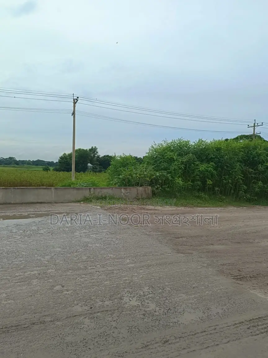 15 Bigha land for sale next to the 4-lane road at Zajira, Naodoba roundabout in Shariatpur