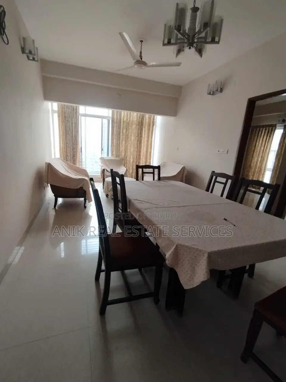 Good Quality 3 Bedroom Full Farnised Flat Rent At Banani in Banani