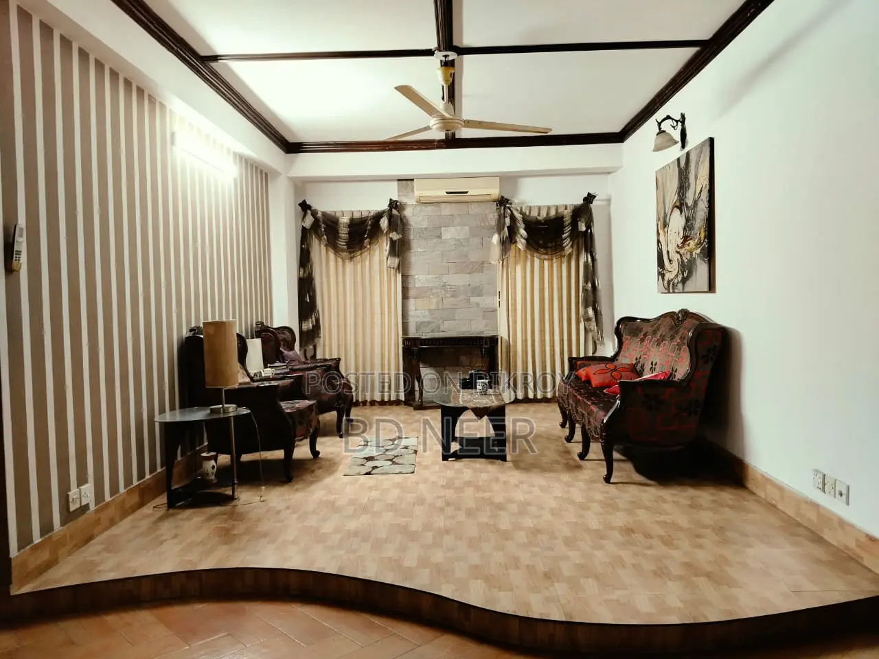 Furnished 3 Bedroom Flat Rent in Gulshan-1 in Gulshan