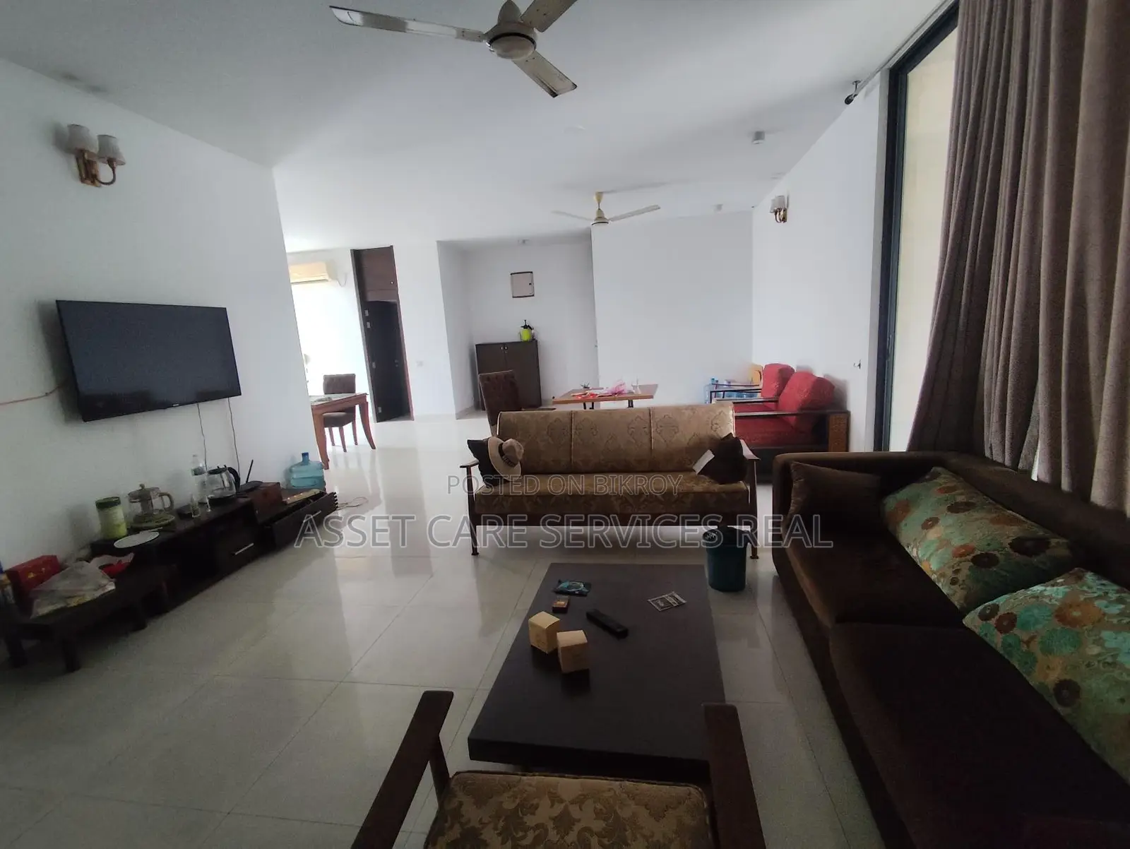 Swimming Pool-Gym Facilities 3Bed Furnished 10th Floor Apartment Rent in Banani