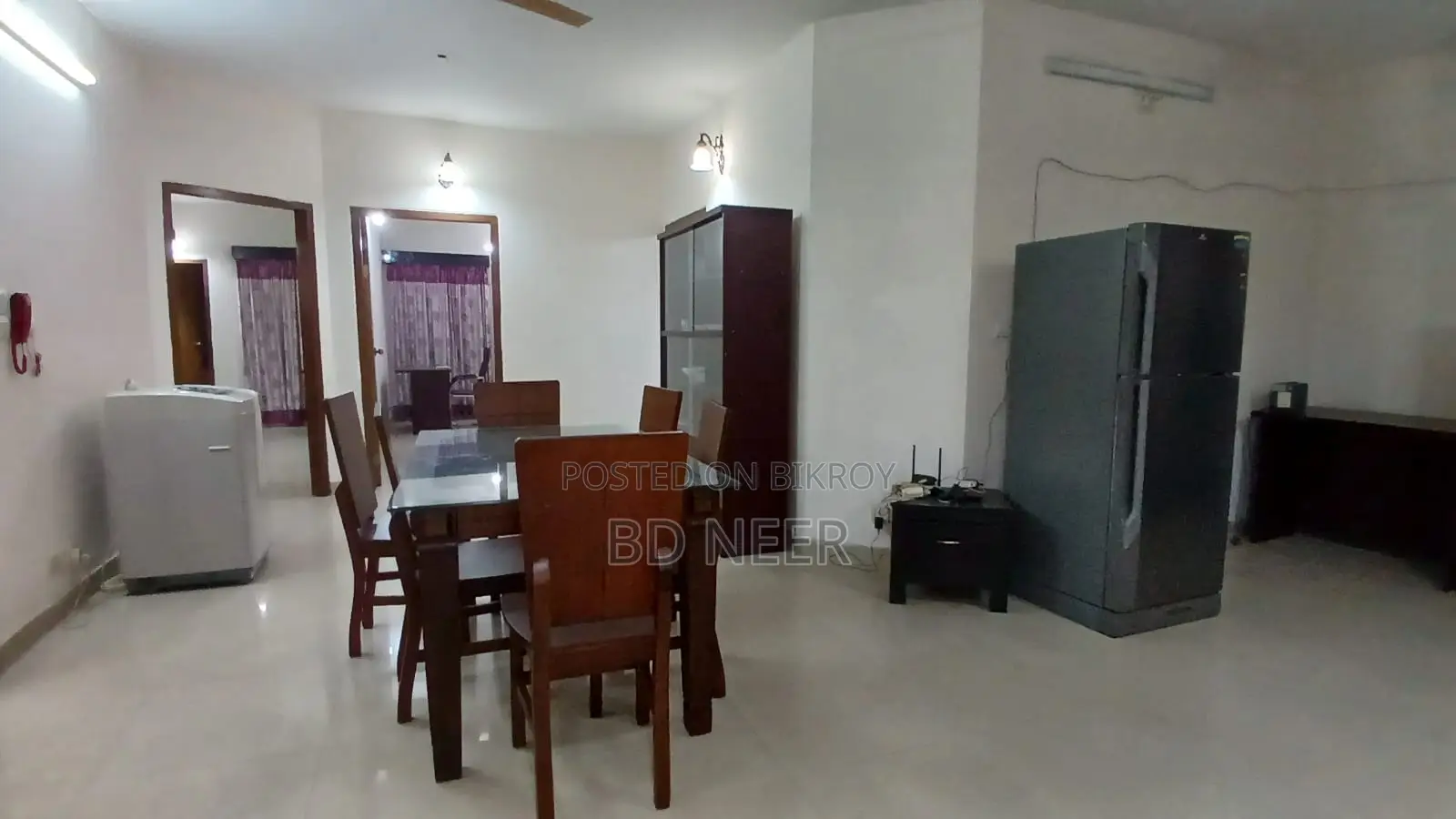 Furnished 3 Bedroom Flat Rent in Gulshan-1 in Gulshan