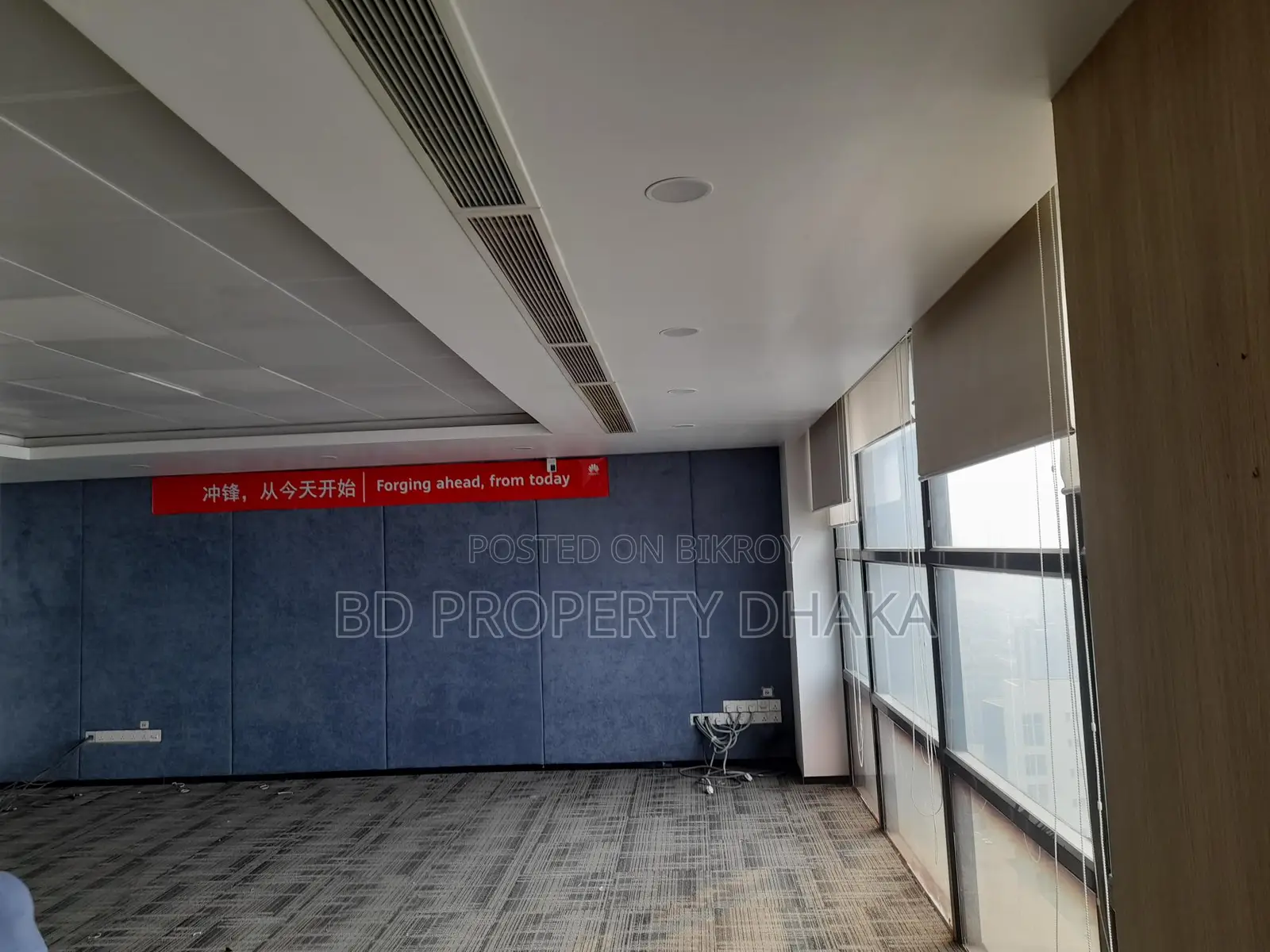 6068 Sqft Nice Semi Furnished Open Commercial Space Rent In Gulshan in Gulshan