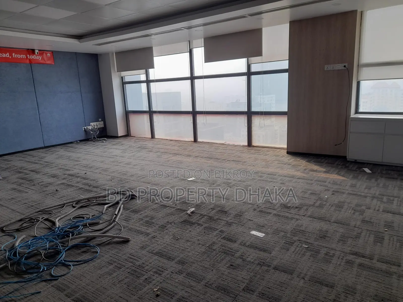 6068 Sqft Nice Semi Furnished Open Commercial Space Rent In Gulshan in Gulshan