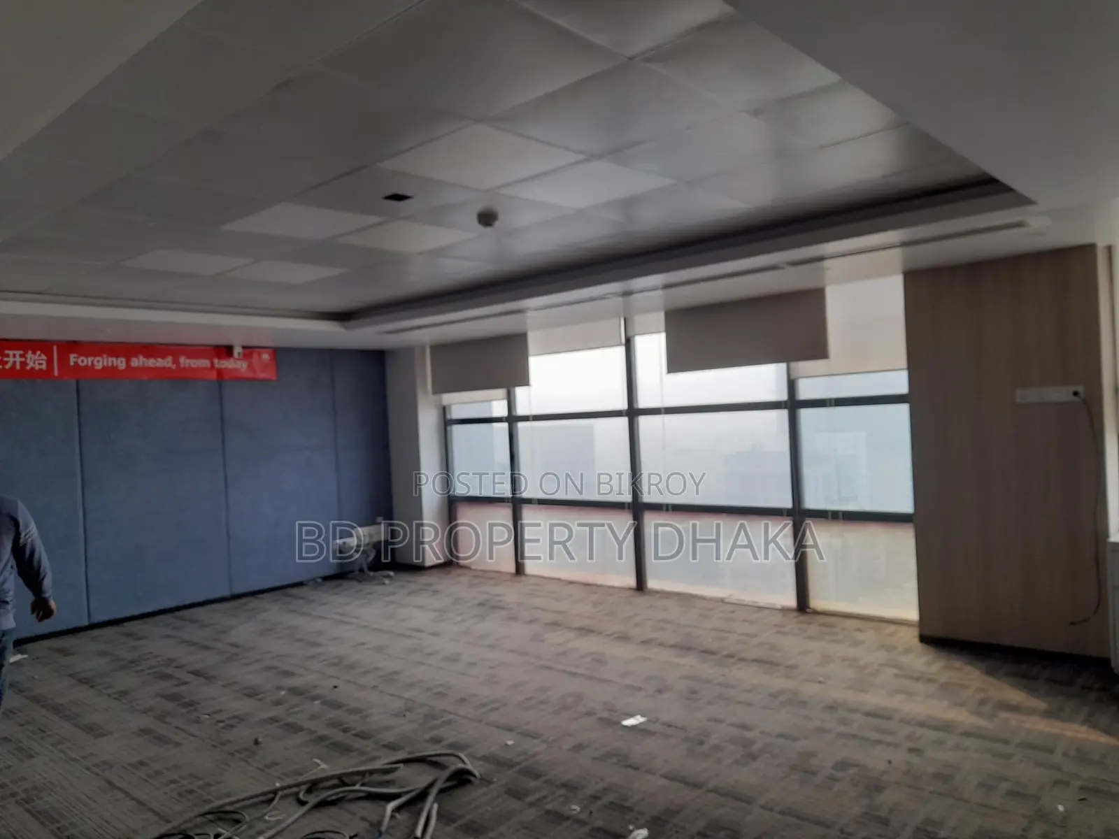 6068 Sqft Nice Semi Furnished Open Commercial Space Rent In Gulshan in Gulshan