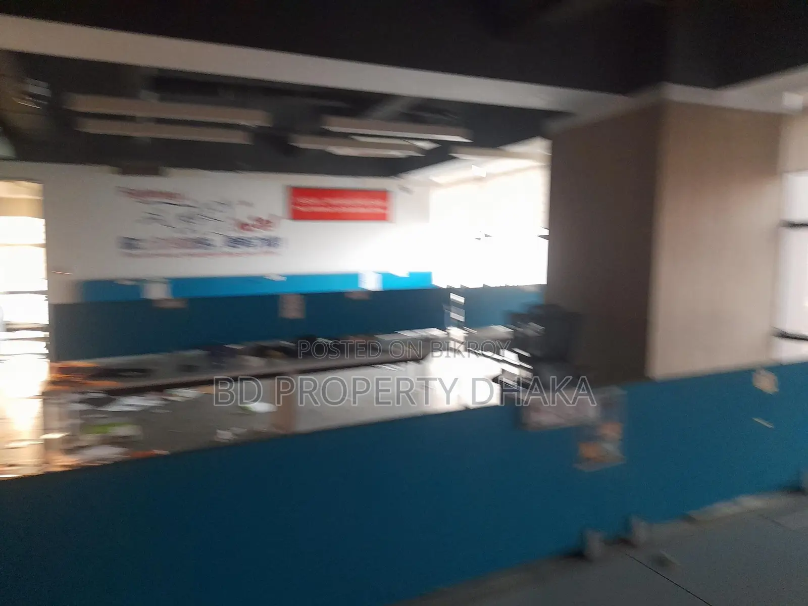 6070 Sqft Open Semi Furnished Commercial Space Rent In Gulshan Avenue in Gulshan