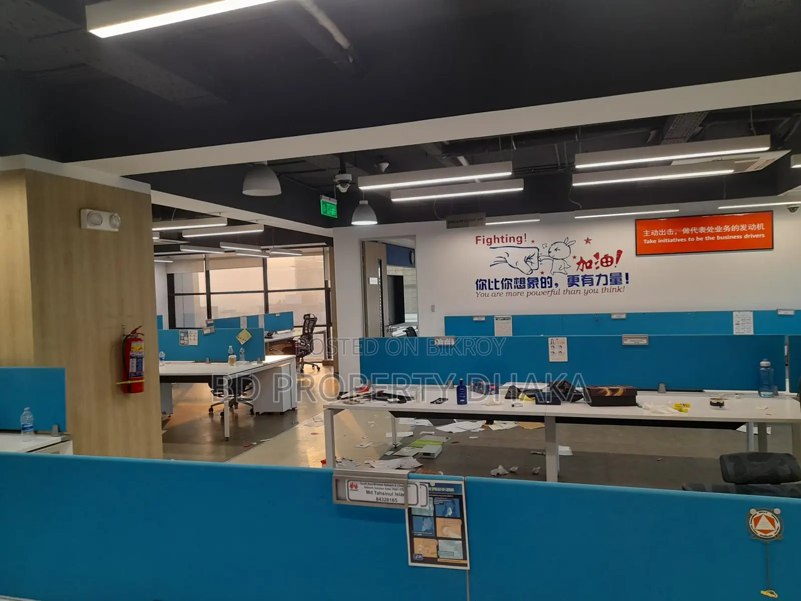 6070 Sqft Open Semi Furnished Commercial Space Rent In Gulshan Avenue in Gulshan