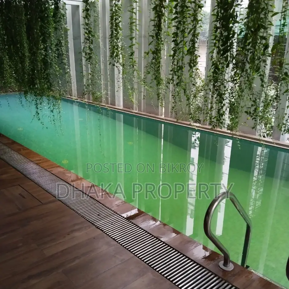 Gym Swimming Pool Luxurious Brand New Apartment Rent At Gulshan Dhaka. in Gulshan
