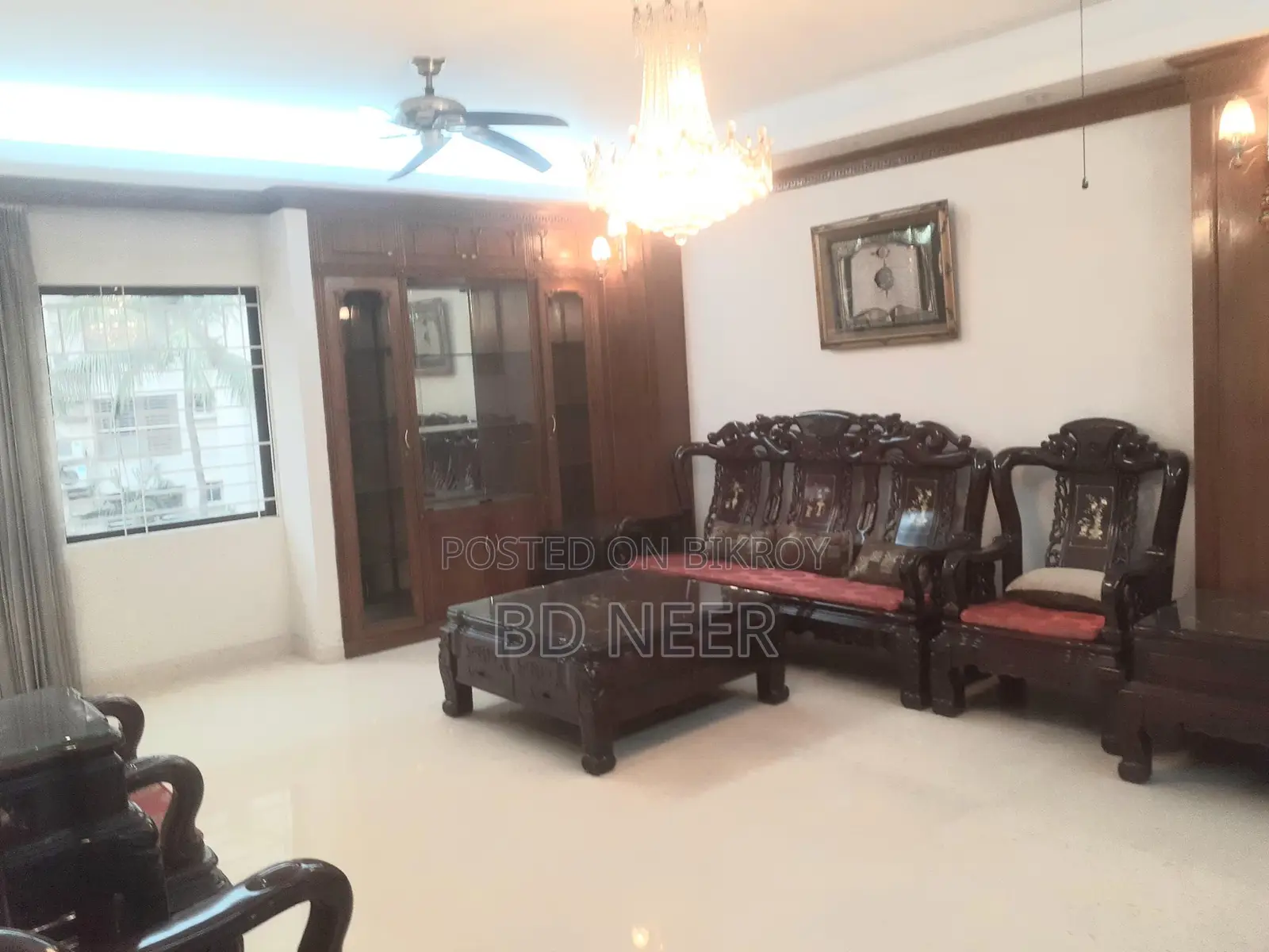 4-Bedroom Semi-Furnished Flat Rent at Gulshan-1 in Gulshan