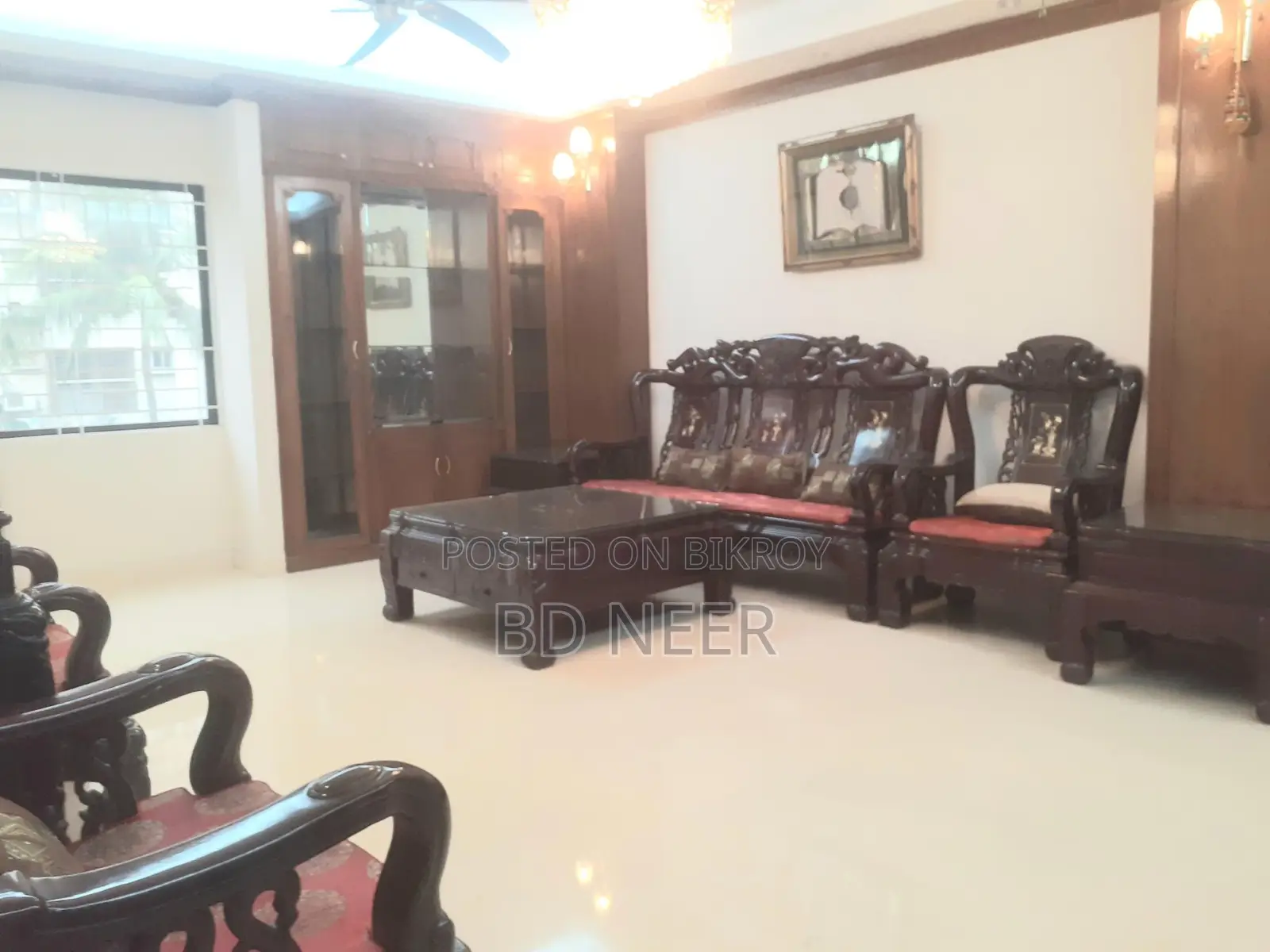 4-Bedroom Semi-Furnished Flat Rent at Gulshan-1 in Gulshan