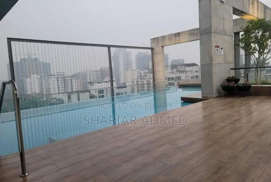 GYM_POOL Lake View Semi Furnished Flat For Rent In Gulshan-2 in Gulshan