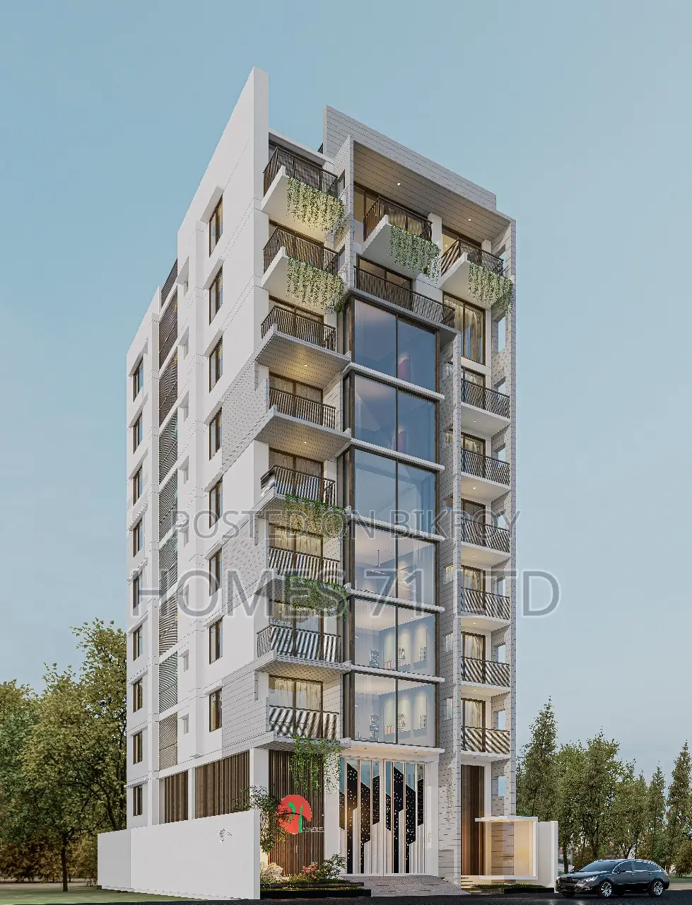 2850 sqft flat for sale at Jolshiri Abashon in Dhaka