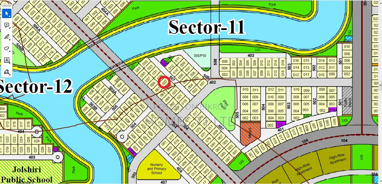 2850 sqft flat for sale at Jolshiri Abashon in Dhaka