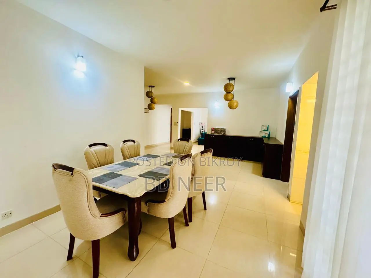Furnished 3 Bedroom Flat Rent in Gulshan-1 in Gulshan