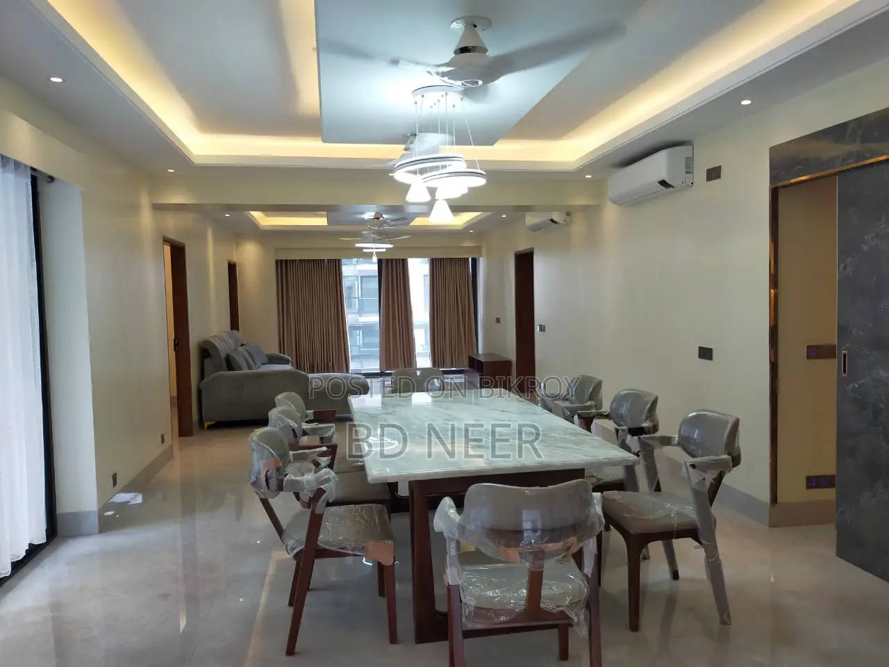 Exclusive Full Furnished 4-Bed Flat For Rent in Gulshan