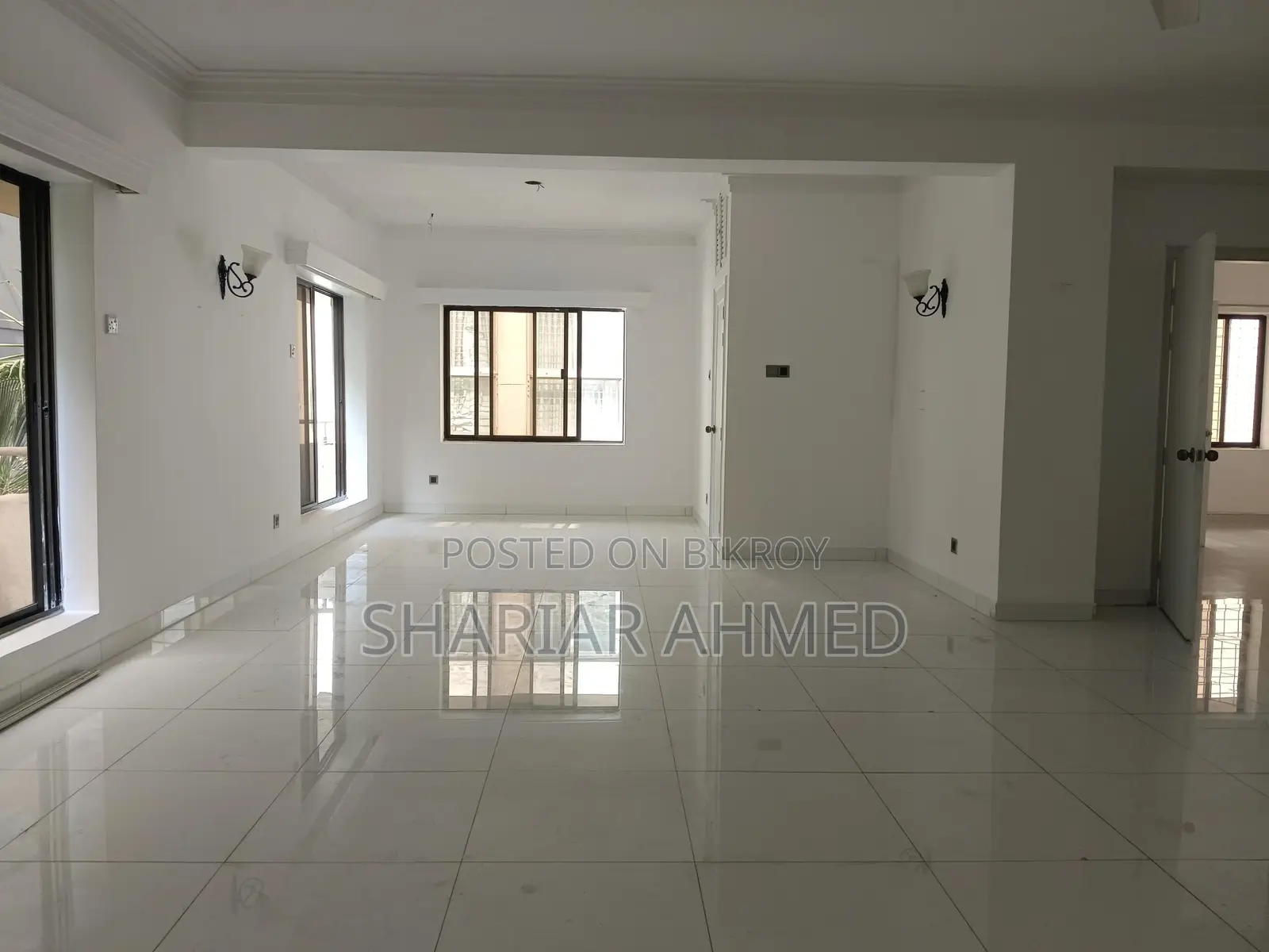 2500 Sqft 3-Bedroom Unfurnished Apartment for Rent in Gulshan in Gulshan